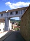 Český Krumlov, spojovací chodba mezi Zámeckým divadlem a Zámeckou zahradou