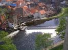 Český Krumlov, jez pod zámkem